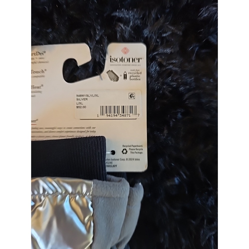 Isotoner Signature Women's Sleek Heat Flip Touchscreen Mitten Magnetic Hold open - Picture 11 of 16